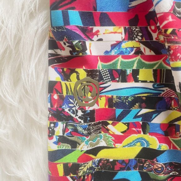 RARE 2018 SEAWHEEZE Lululemon Lego Print Fast Free 7/8 Laser Hem Leggings - Picture 5 of 7